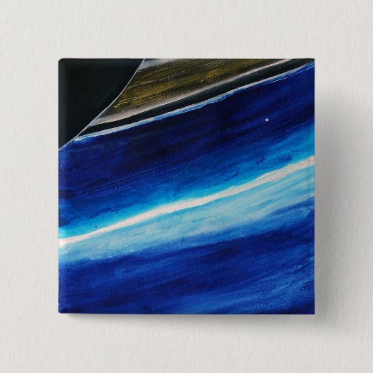 土星リングや輪 缶バッジ (正面)