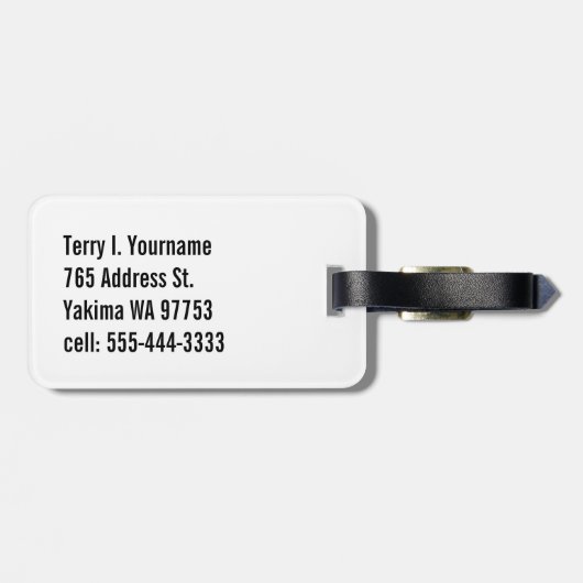 土星ロケット ラゲッジタグ (裏面横)