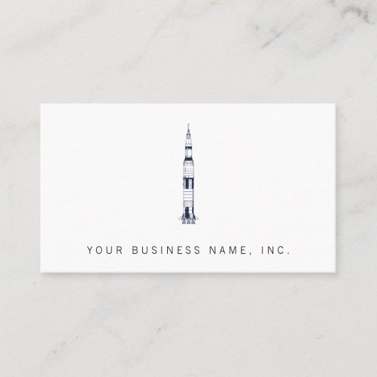 土星ロケット 名刺 (正面)