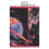 土星上昇宇宙ヴィンテージ ロシアの フラスク (裏面)