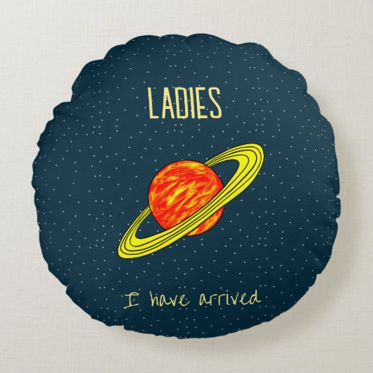 土星円枕 ラウンドクッション (正面)