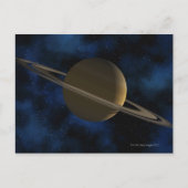 土星惑星 ポストカード (正面)