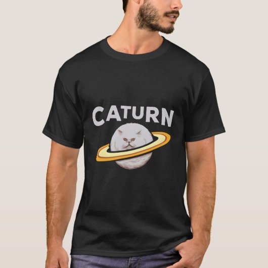 土星探査天文学者スターズ銀河系惑星 Tシャツ (正面)