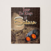 土星旅行のポスターのリングをツアー。 ジグソーパズル (縦)