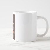 土星旅行のポスターのリングをツアー。 ジャンボコーヒーマグカップ (右)