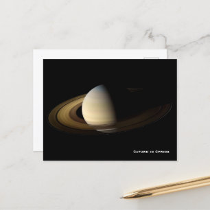 土星春Equinox、カッシーニ – ホイヘンス ポストカード