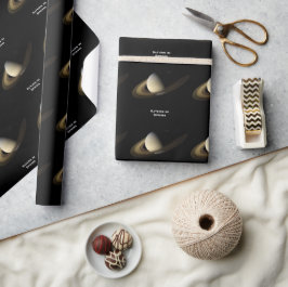 土星春Equinox、カッシーニ – ホイヘンス ラッピングペーパー