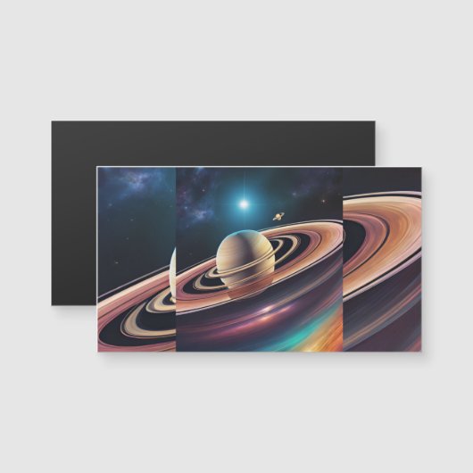 土星磁気カード (正面/裏面)