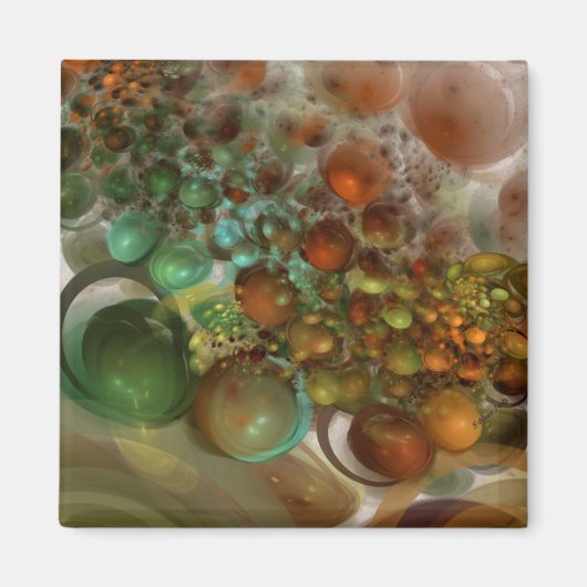 土星膨張 マグネット (正面)