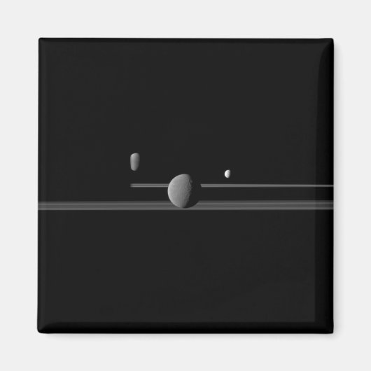 土星衛星 マグネット (正面)