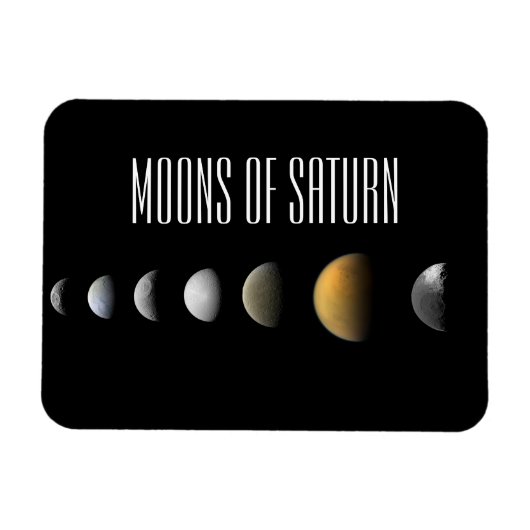 土星衛星 マグネット (横)