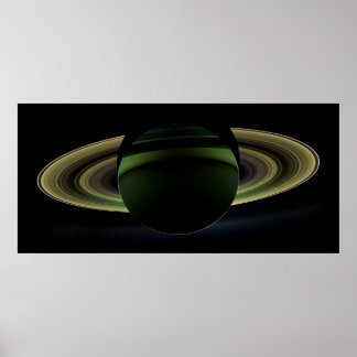 土星 – めったに見られない輝き ポスター