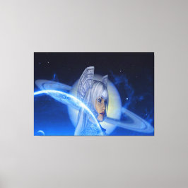 土星 キャンバスプリント