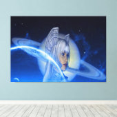 土星 キャンバスプリント (インサイチュ (ウッドフロア))