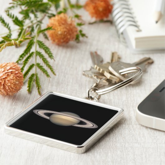 "土星" キーホルダー (側面)