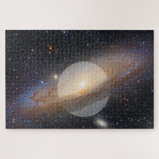 土星 ジグソーパズル (横)