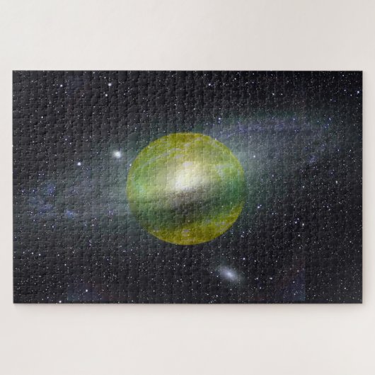 土星 ジグソーパズル (横)