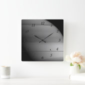 土星 スクエア壁時計 (ホーム)