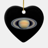 土星(ハッブルの望遠鏡) セラミックオーナメント (裏面)