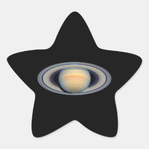 土星(ハッブルの望遠鏡) 星シール