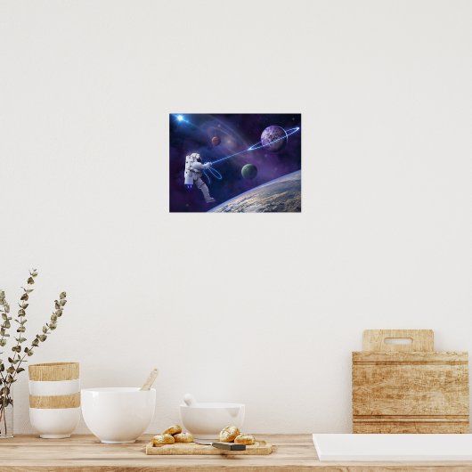 土星 ポスター (キッチン)