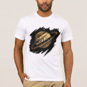 土星 メンズTシャツ Tシャツ (正面)