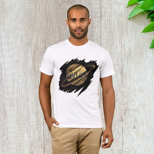 土星 メンズTシャツ Tシャツ