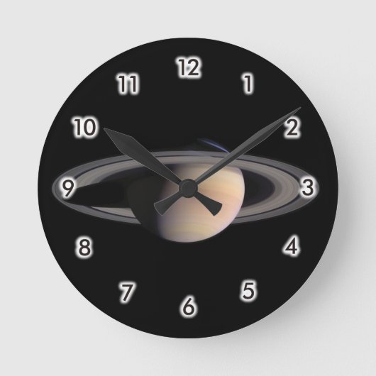 土星 ラウンド壁時計 (正面)