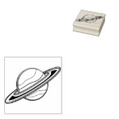 土星 ラバースタンプ (押印)