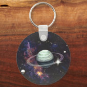 土星(リングや輪) キーホルダー (正面)