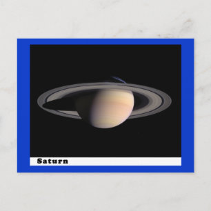 土星(リングや輪) ポストカード