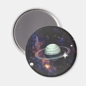 土星(リングや輪) マグネット (正面/裏面)