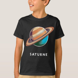 土星/土星 – クラシック惑星Tシャツ Tシャツ