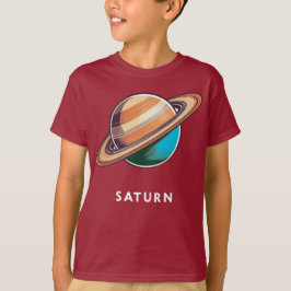 土星/土星 – クラシックSaturne Planet Tシャツ