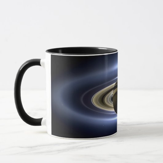 土星.地球が微笑んだ日 マグカップ (左)
