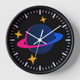 土星 壁時計