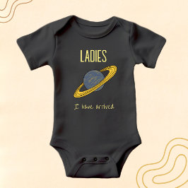 土星 惑星 ベビーボディスーツ