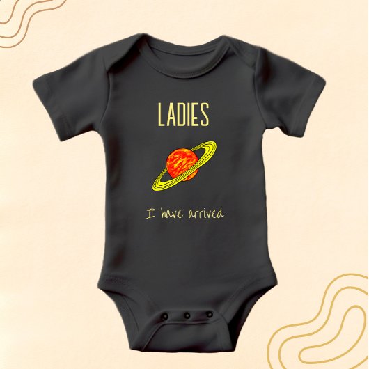土星 惑星 ベビーボディスーツ