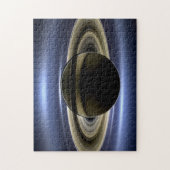 土星-日地球は微笑しました ジグソーパズル (縦)