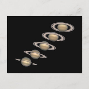 土星(&A)のリングや輪 ポストカード