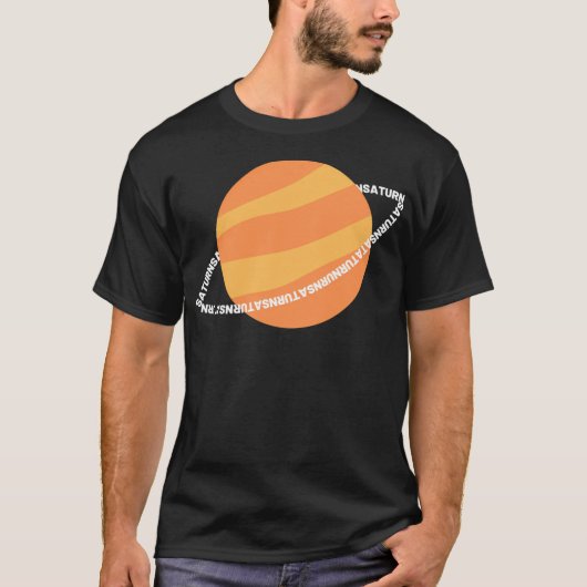 土星 Tシャツ (正面)