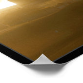 土星IVロケット発射 ポスター (角)