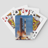 土星Vがスカイラボ宇宙場を立ち上げ トランプ (裏面)