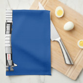 土星Vのロケット、アポロ11月面着陸および月: キッチンタオル (四つ折り)