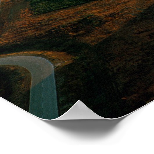 土星Vの空中表示 ポスター (角)