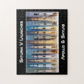 土星Vムーンロケット打ち上げ ジグソーパズル (縦)