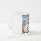 土星Vロケット打ち上げ1969アポロ宇宙船フロス フロストグラスマグカップ (正面左)