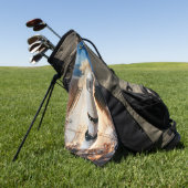 土星Vロケット打ち上げ1969アポロ宇宙船 ゴルフタオル (グリーン)