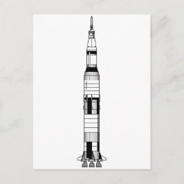 土星Vロケット ポストカード
