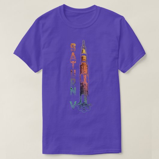 土星Vロケット Tシャツ (デザイン正面)